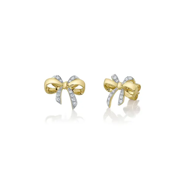Diamond Bow Stud Earrings Baxter's Fine Jewelry Warwick, RI