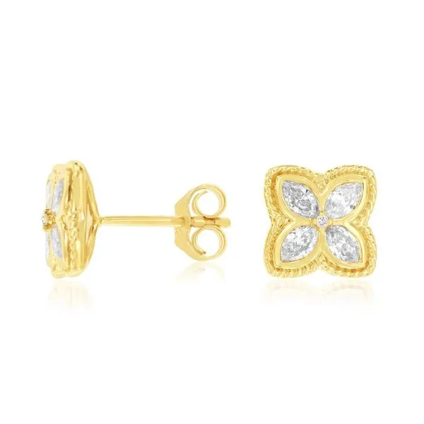 Floral Stud Earrings Baxter's Fine Jewelry Warwick, RI