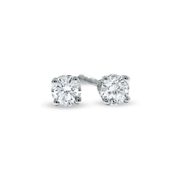 Diamond 4 Prong Martini Stud Earrings Baxter's Fine Jewelry Warwick, RI