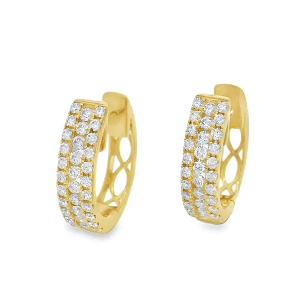 Diamond Huggie Hoops Baxter's Fine Jewelry Warwick, RI