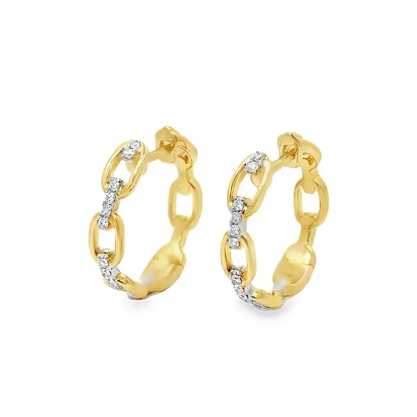 Marnier Two Tone Hoops Baxter's Fine Jewelry Warwick, RI