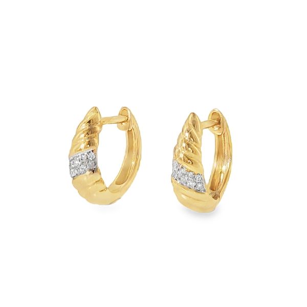 Diamond Huggies Baxter's Fine Jewelry Warwick, RI