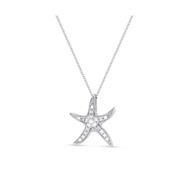 Diamond Starfish Pendant Baxter's Fine Jewelry Warwick, RI