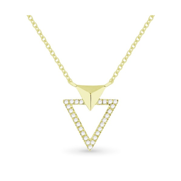 Diamond Triangle Pendant Baxter's Fine Jewelry Warwick, RI