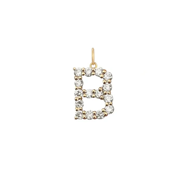 Large Diamond Initial Charm Letter M Baxter's Fine Jewelry Warwick, RI