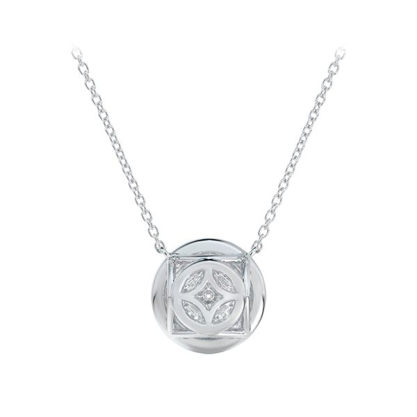 Center of My Universe® Diamond Pendant Image 3 Baxter's Fine Jewelry Warwick, RI