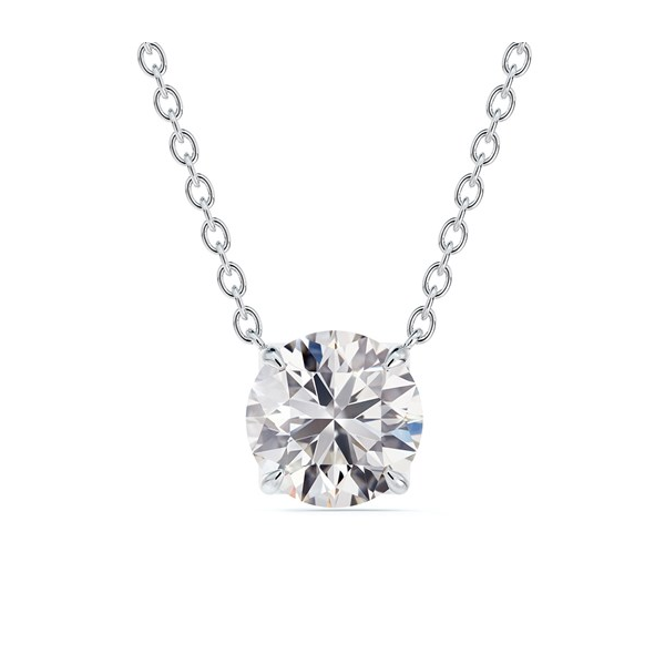 Classic Solitaire Diamond Pendant Baxter's Fine Jewelry Warwick, RI