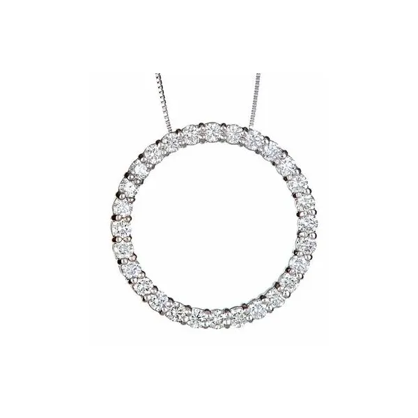 Diamond Circle Necklace Baxter's Fine Jewelry Warwick, RI