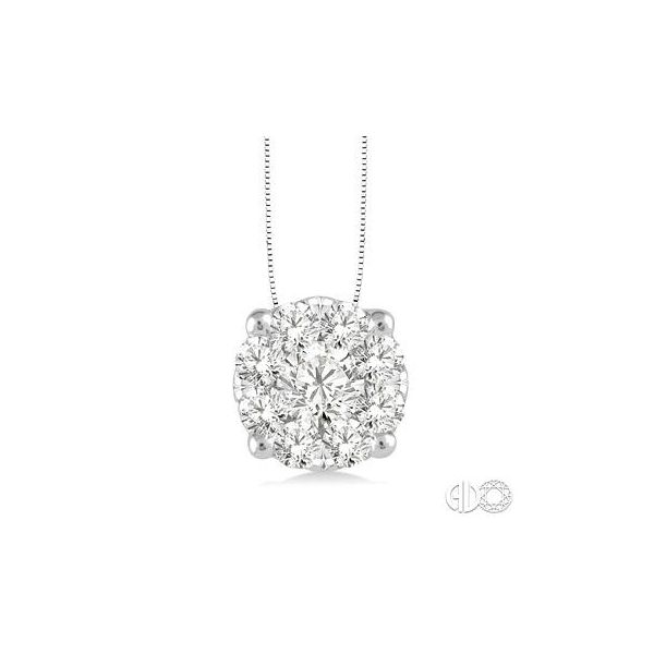 Diamond Cluster Pendant Baxter's Fine Jewelry Warwick, RI