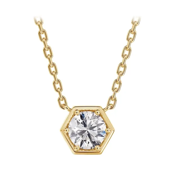 Forevermark™ Honeycomb Solitaire Diamond Pendant Baxter's Fine Jewelry Warwick, RI