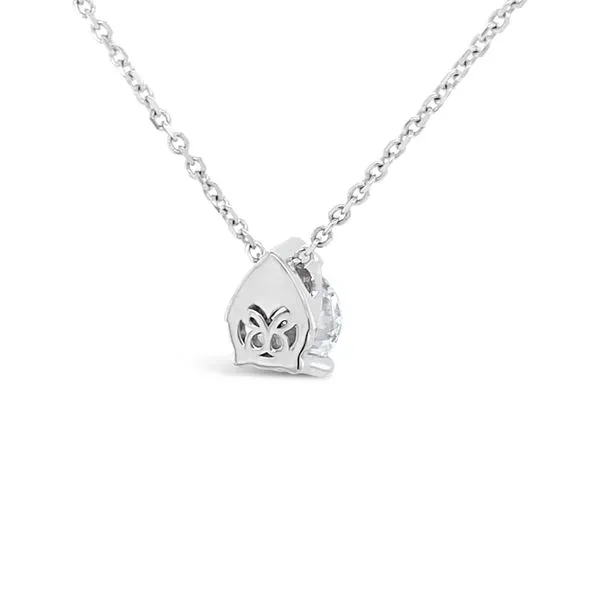 Diamond Solitaire Pendant Image 3 Baxter's Fine Jewelry Warwick, RI