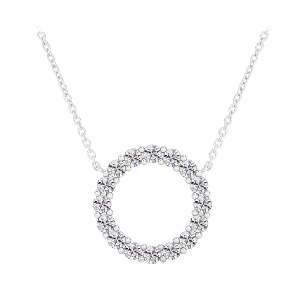 Forevermark Diamond Circle Pendant Baxter's Fine Jewelry Warwick, RI