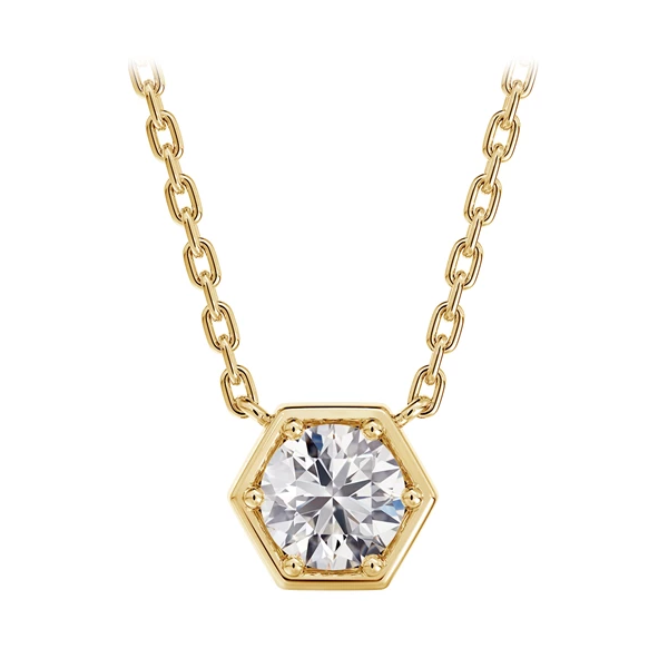 Forevermark™ Honeycomb Solitaire Diamond Pendant Baxter's Fine Jewelry Warwick, RI