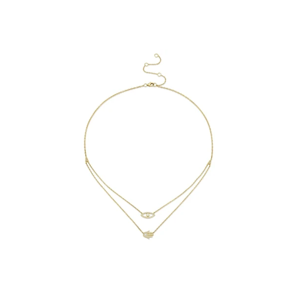 Diamond Eye & Hamsa Necklace Baxter's Fine Jewelry Warwick, RI