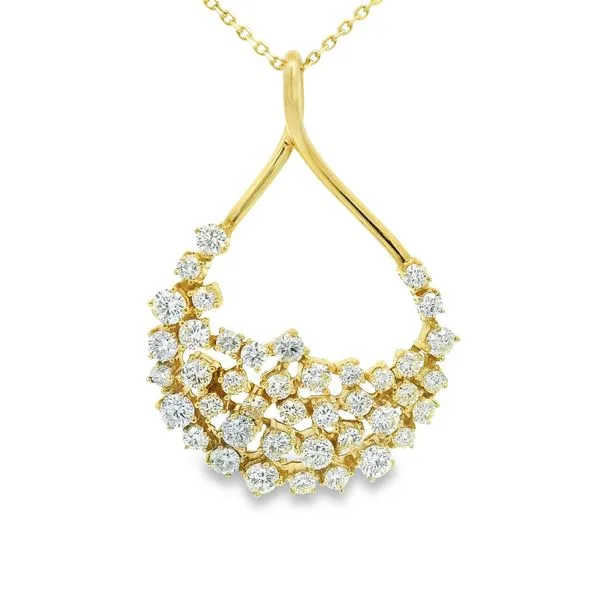 Tear Drop Cluster Pendant Baxter's Fine Jewelry Warwick, RI