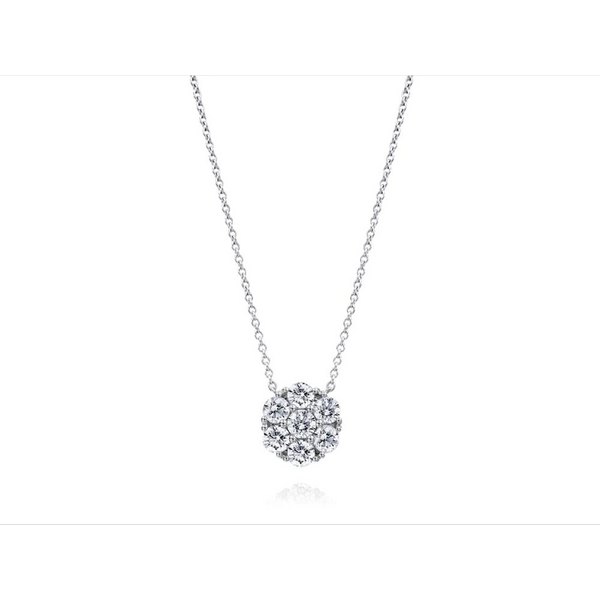 Floral Diamond Pendant Baxter's Fine Jewelry Warwick, RI