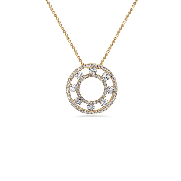 Diamond Air Circle Pendant Baxter's Fine Jewelry Warwick, RI
