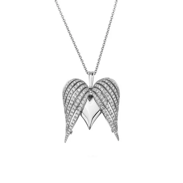 Angel Heart Large Diamond Pendant