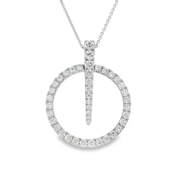 Circle Diamond Pendant Baxter's Fine Jewelry Warwick, RI