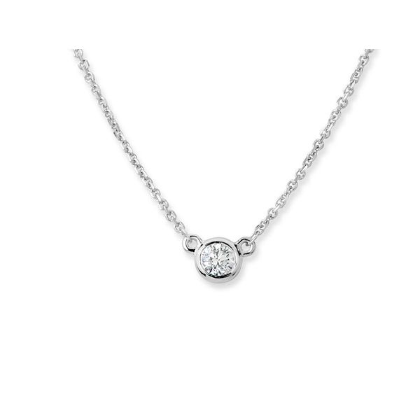 Solitaire Diamond Necklace Baxter's Fine Jewelry Warwick, RI