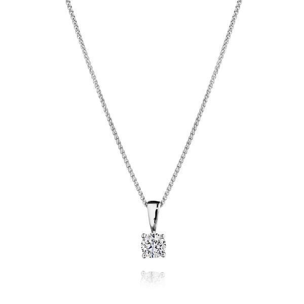 Diamond Solitaire Pendant Baxter's Fine Jewelry Warwick, RI