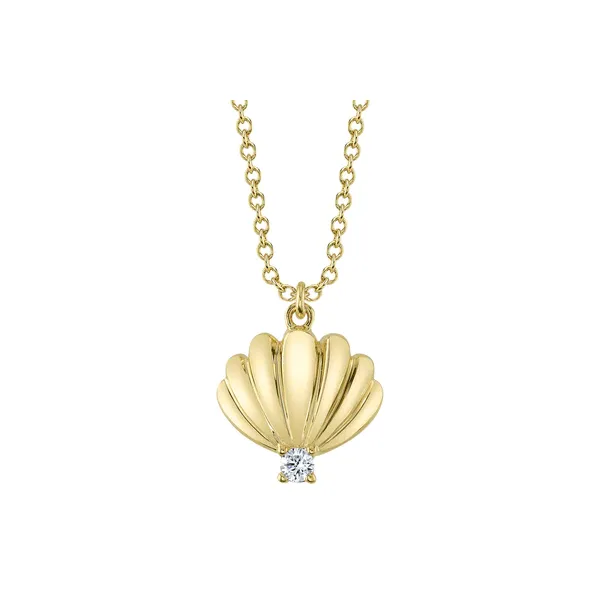 Diamond Shell Pendant Baxter's Fine Jewelry Warwick, RI