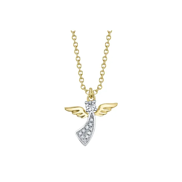 Diamond Angel Necklace Baxter's Fine Jewelry Warwick, RI