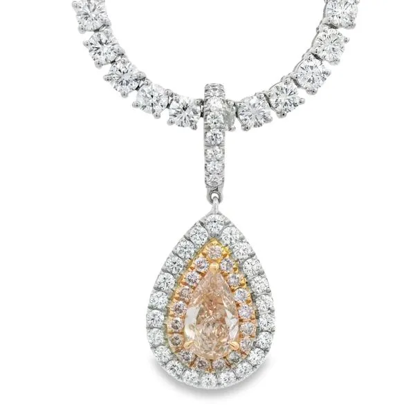Pink Diamond Pendant thumb image 1