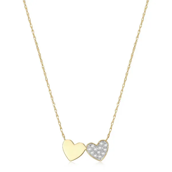 Double Heart Pendant Baxter's Fine Jewelry Warwick, RI