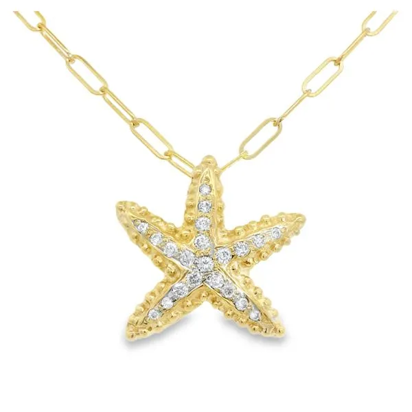 Diamond Starfish Necklace Baxter's Fine Jewelry Warwick, RI