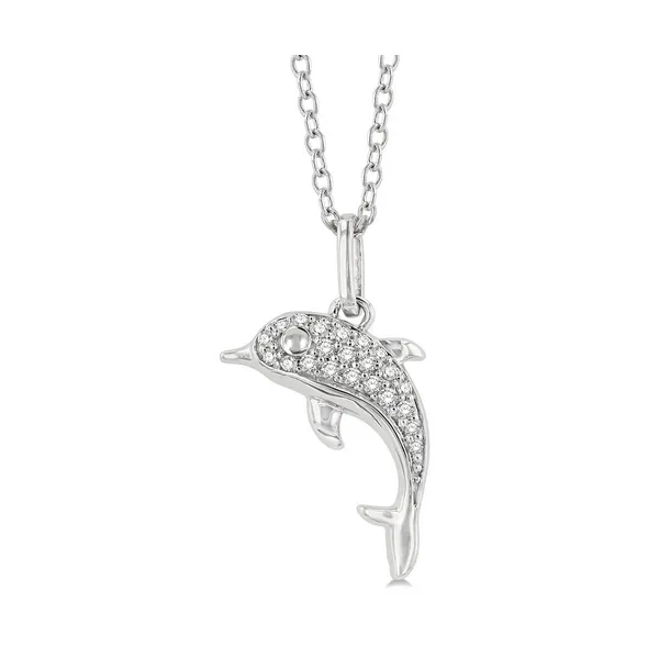 Diamond Dolphin Pendant Baxter's Fine Jewelry Warwick, RI