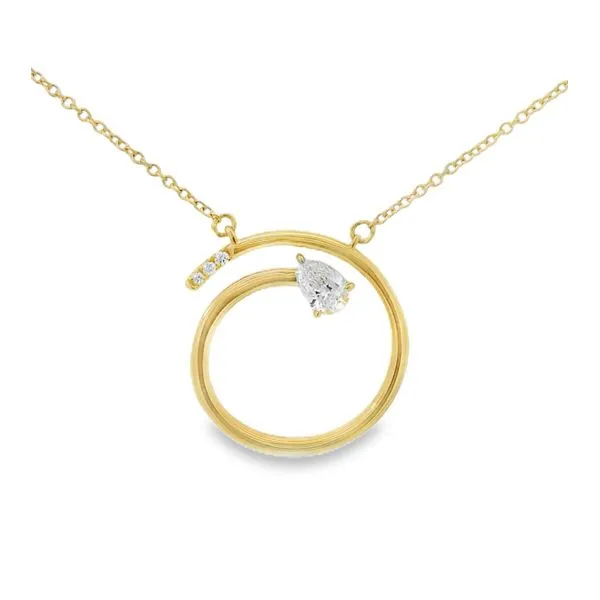 Diamond Swirl Pendant Baxter's Fine Jewelry Warwick, RI