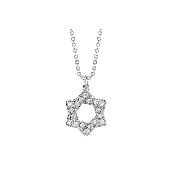 Diamond Star of David Necklace Baxter's Fine Jewelry Warwick, RI