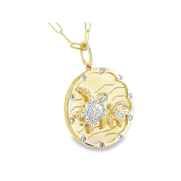 Diamond Sea Turtle Pendant Baxter's Fine Jewelry Warwick, RI