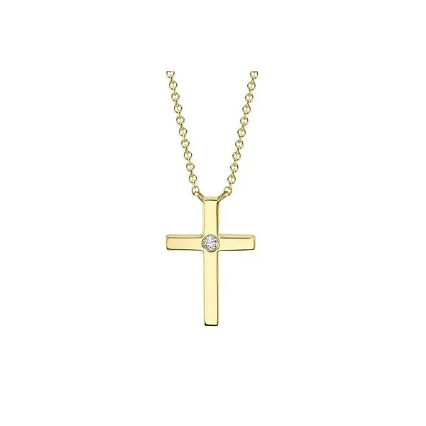 Diamond Cross Necklace Baxter's Fine Jewelry Warwick, RI