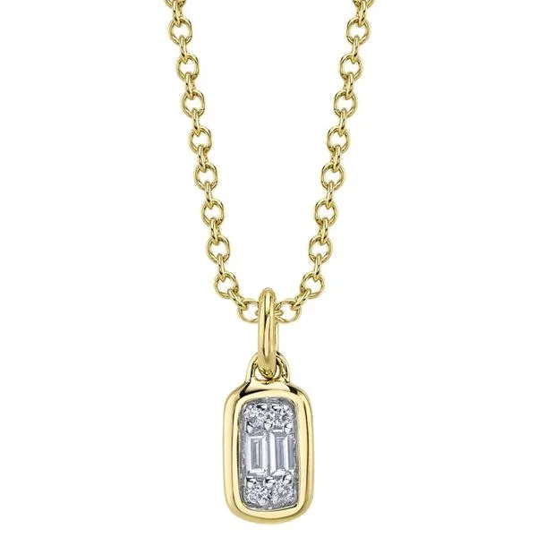 Baguette Diamond Necklace Baxter's Fine Jewelry Warwick, RI