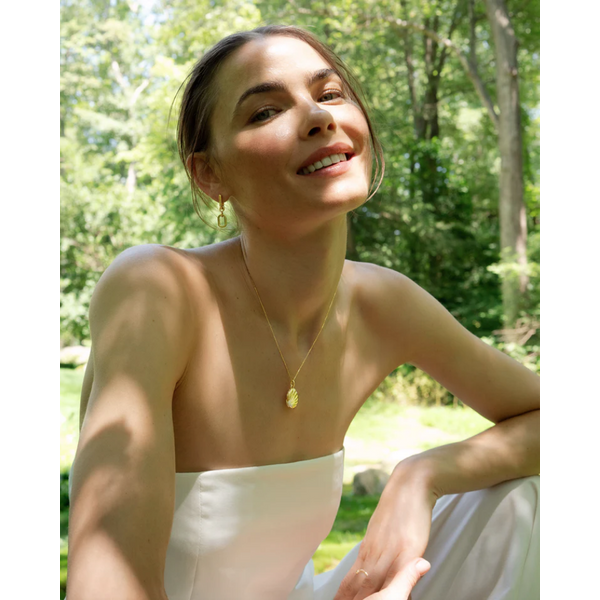 Gold Shell Locket with Diamond Starfish Image 2 Baxter's Fine Jewelry Warwick, RI