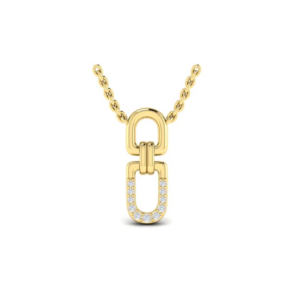 Silhouette Link Necklace Image 2 Baxter's Fine Jewelry Warwick, RI