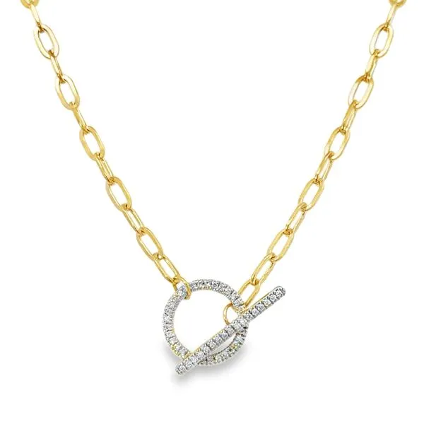 Paperclip Toggle Necklace Baxter's Fine Jewelry Warwick, RI