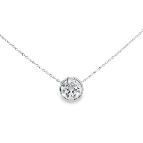 Bezel Diamond Pendant Baxter's Fine Jewelry Warwick, RI