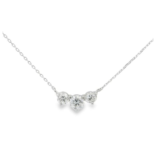 Diamond Three Stone Pendant Baxter's Fine Jewelry Warwick, RI