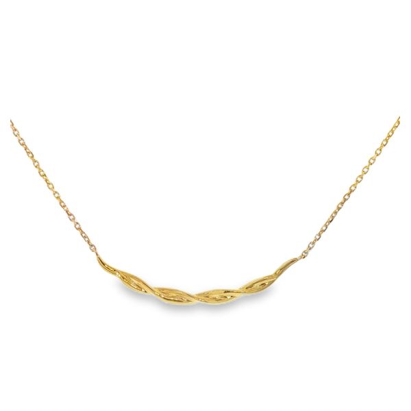 Diamond Smile Twist Necklace Baxter's Fine Jewelry Warwick, RI