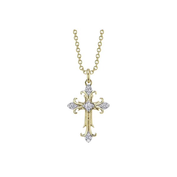 Fancy Diamond Cross Pendant Baxter's Fine Jewelry Warwick, RI