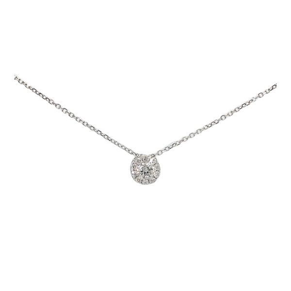 Diamond Halo Pendant Baxter's Fine Jewelry Warwick, RI