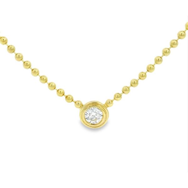 Double Bezel Soliatire Pendant Baxter's Fine Jewelry Warwick, RI