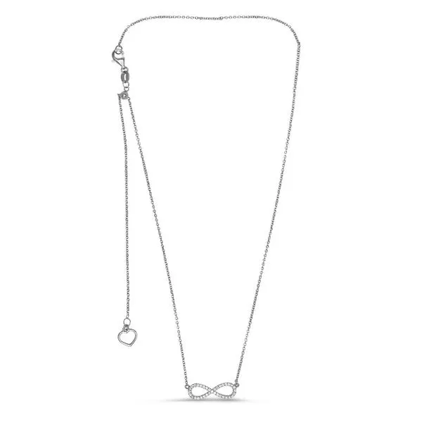 Infinity Necklace Image 3 Baxter's Fine Jewelry Warwick, RI