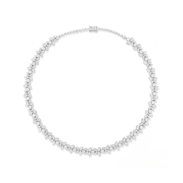 Couture Fiori Floral Riviera Necklace Baxter's Fine Jewelry Warwick, RI