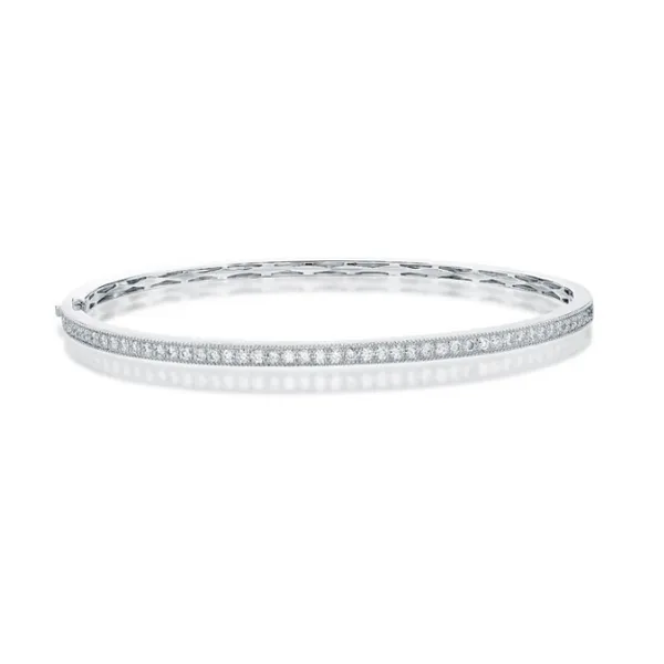 Milgrain Diamond Bangle Baxter's Fine Jewelry Warwick, RI