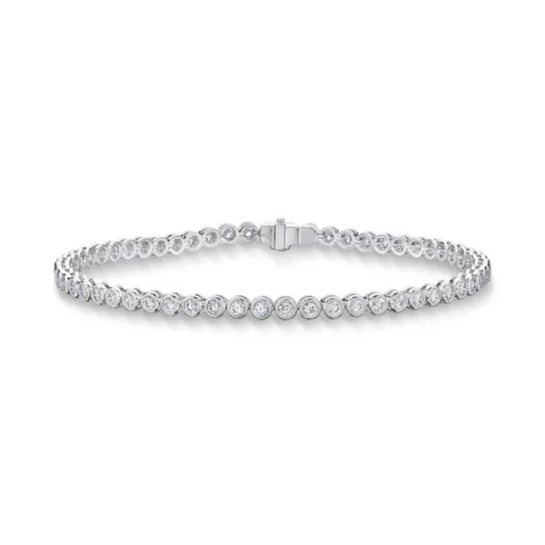 Milgrain Diamond Line Bracelet Baxter's Fine Jewelry Warwick, RI