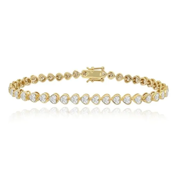Heart Diamond Tennis Bracelet Baxter's Fine Jewelry Warwick, RI